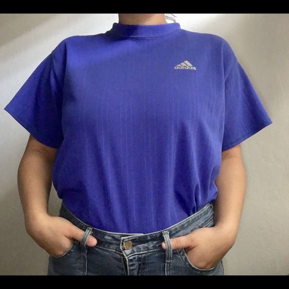 💙 Blue Adidas Crop Top 💙